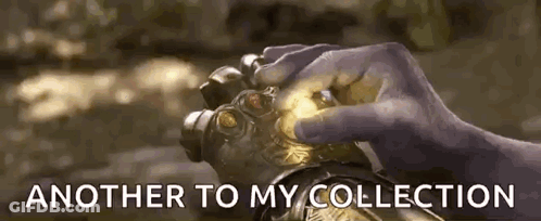 Hand Holding Glove Another To My Collection GIF