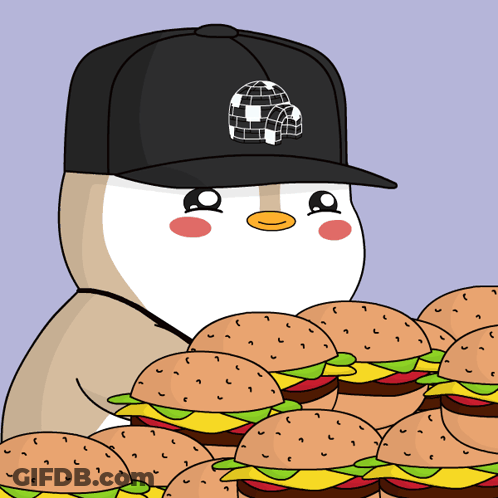 Hand Holding Hamburger With Cheese And Bacon GIF