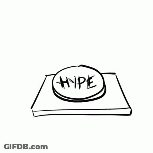 Hand Holding Hype Button GIF