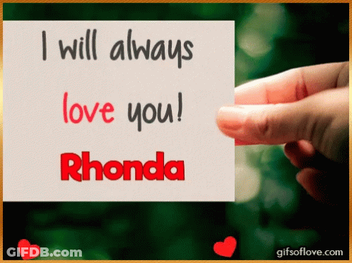 Hand Holding I Will Always Love You Card GIF