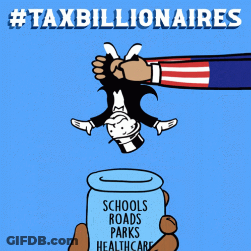 Hand Holding Jar Saying Schools Roads Parks Healthcare GIF