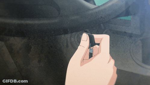 Hand Holding Metal Saying SD GIF