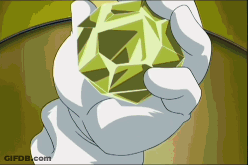Hand In White Glove Holding Cube GIF