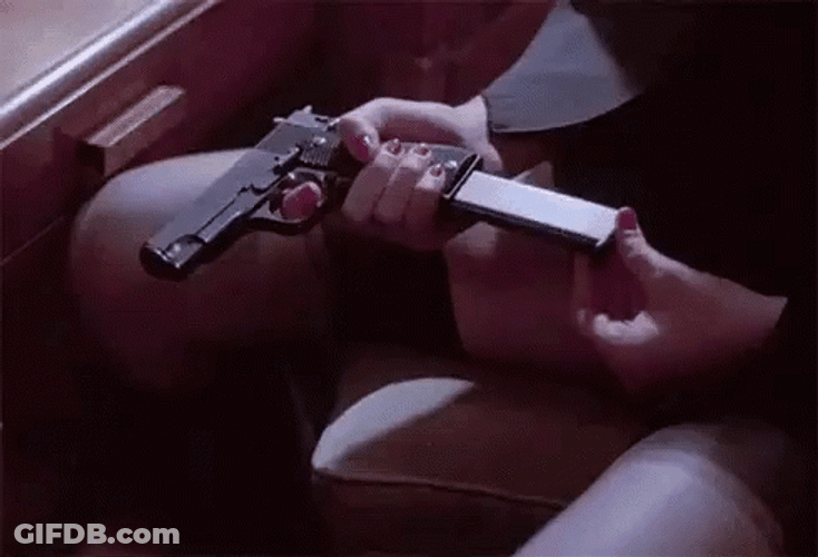 Hand Loading Pistol Gun GIF