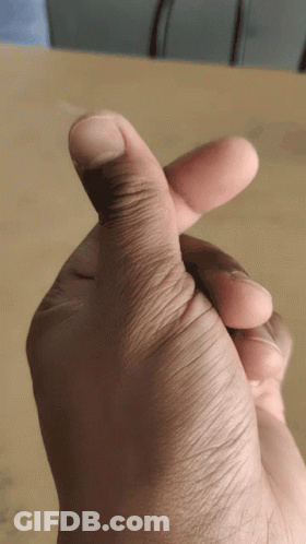 Hand Making Heart Shape GIF