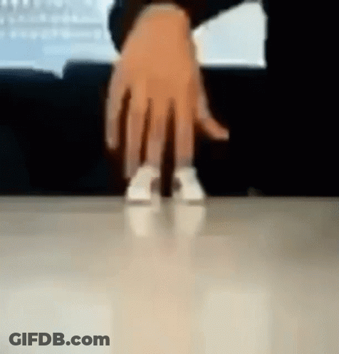 Hand On Table GIF