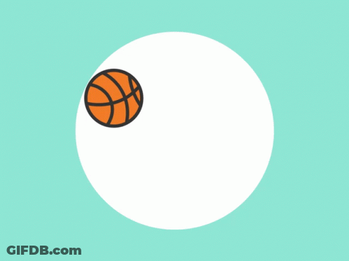 Hand Pointing At Basketball GIF
