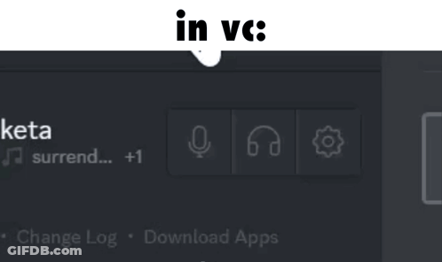 Hand Pointing At Button Saying Mute GIF