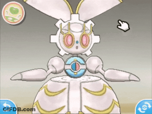 Hand Pointing At Cartoon Robot GIF