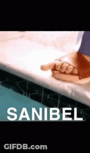 Hand Pointing At Pool Sanibel GIF