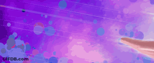 Hand Pointing At Purple Pink Background GIF