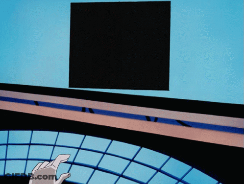 Hand Pointing At Screen With Square GIF