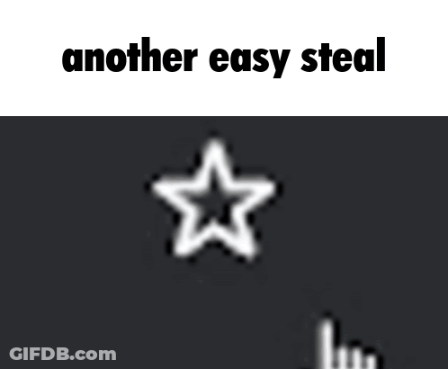 Hand Pointing At Star Another Easy Steal GIF