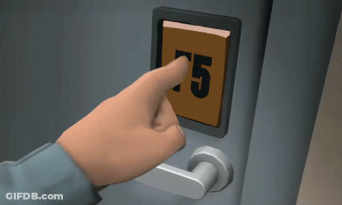 Hand Pressing F5 Button GIF