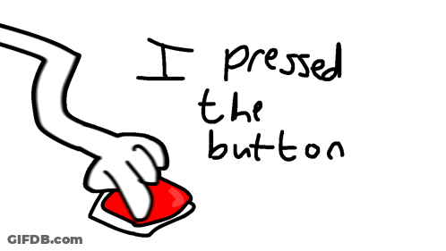 Hand Pressing Red Button I Pressed The Button GIF