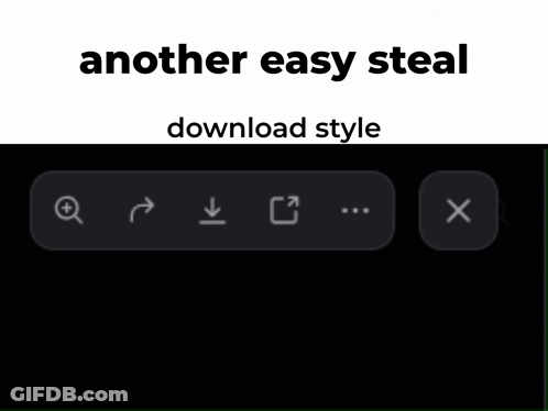 Hand Pressing Save Image Button GIF