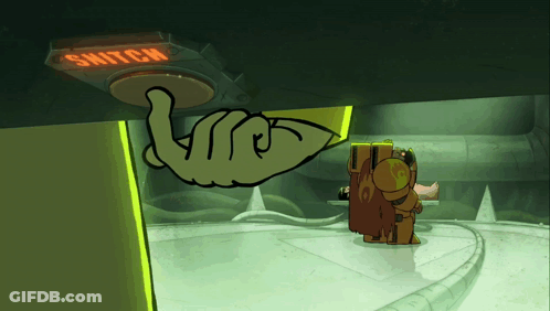 Hand Pressing Snitch Button GIF