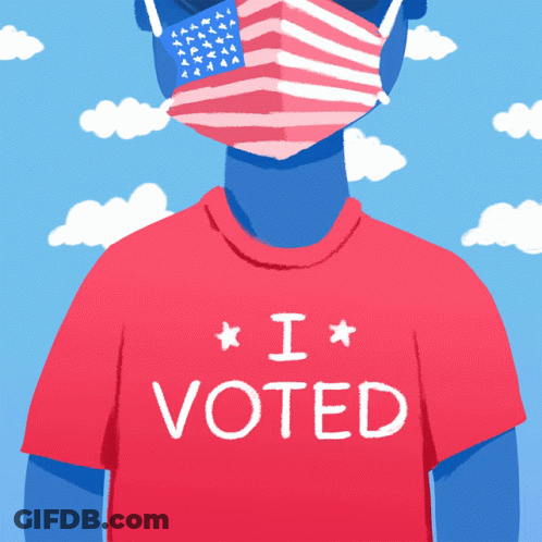 Hand Putting Ballot In Ballot Box GIF