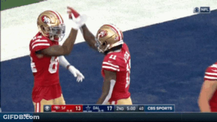 Hand Shake With Aiyuk GIF
