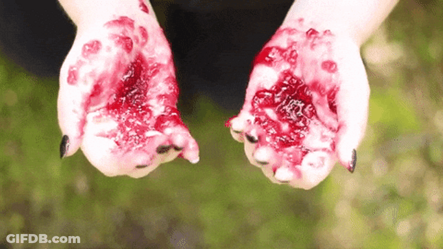 Hand Squish Jelly GIF