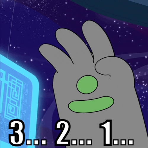 Hand Three Seconds Countdown GIF