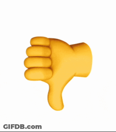 Hand Thumbs Down GIF