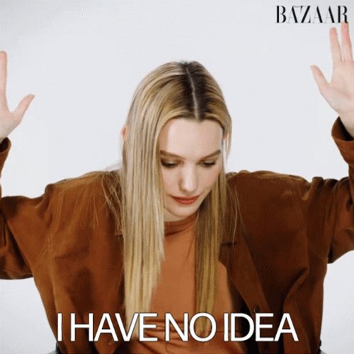Hand Up I Really Have No Idea GIF