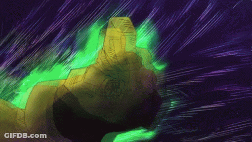 Hand With Green Light Behind It GIF