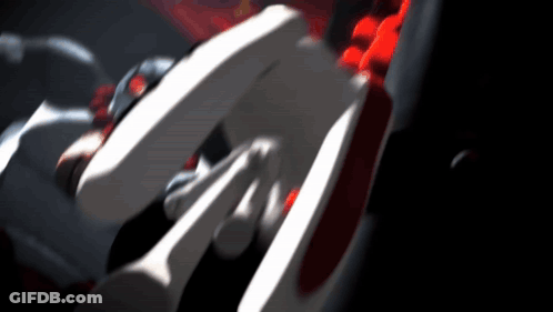 Hand With Red And White Stripe GIF