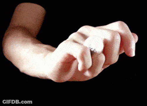 Hand With Ring On Finger GIF