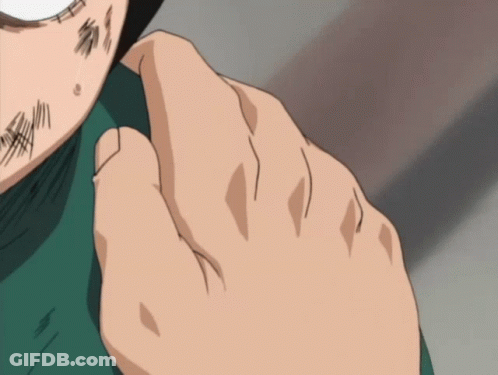 Hand With Scratches GIF
