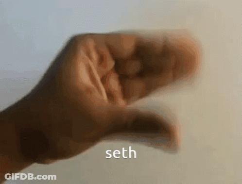 Hand With Seth GIF
