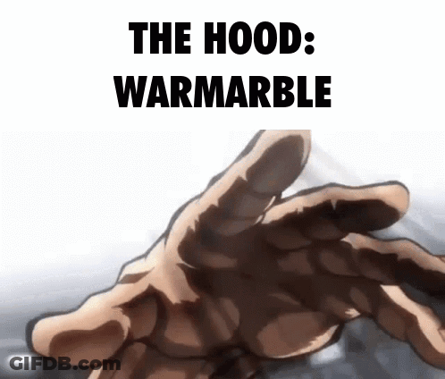 Hand With The Hood: Warmarble GIF