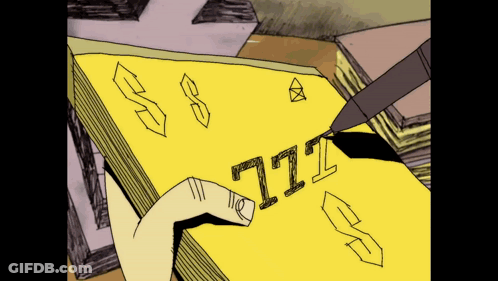 Hand Writing Ill On Yellow Paper GIF