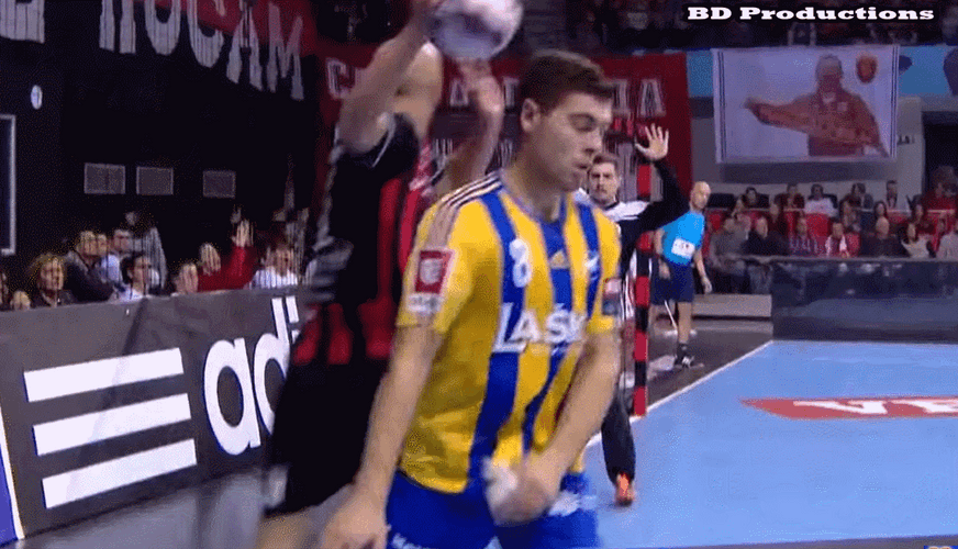 Handball Athlete Jumping GIF