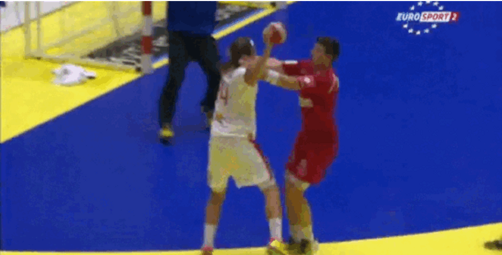 Handball Athlete Scoring GIF
