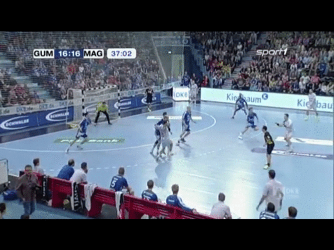 Handball Player Lying GIF