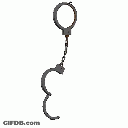 Handcuffs With Chain GIF