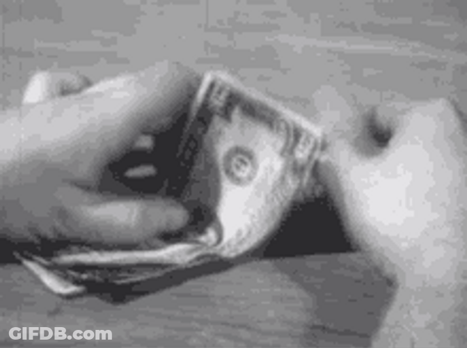 Hands Counting Money Fast GIF