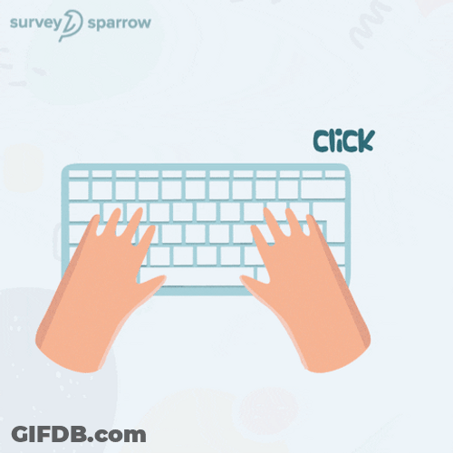 Hands Doing Fast Typing GIF