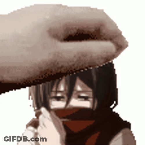 Hands Massaging Mikasa GIF