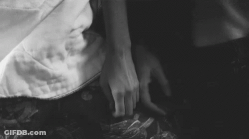 Hands On Blanket GIF