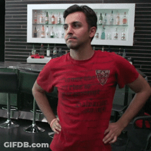 Hands On Hips Shy Power Pose GIF