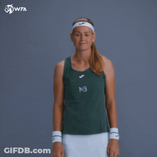 Hands On Hips Tennis Player Marie Bouzková GIF