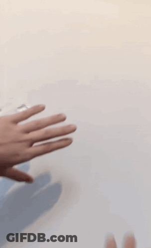Hands Reaching Out To Touch GIF