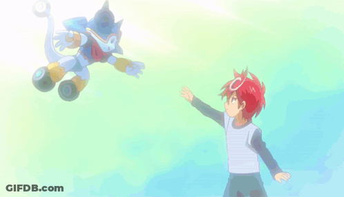 Hands Reaching Out With Peace Sign GIF