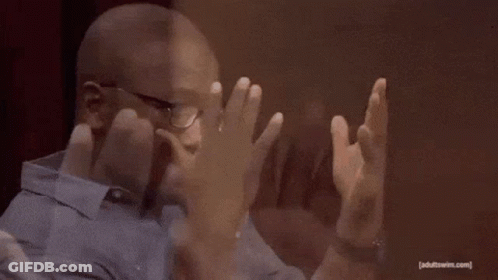 Hands Touching Glass Wall GIF