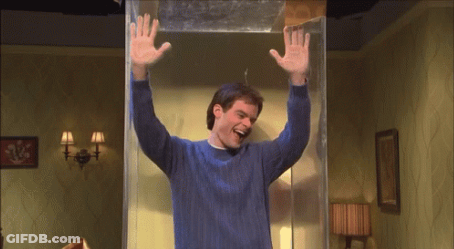 Hands Up Bill Hader Dance GIF