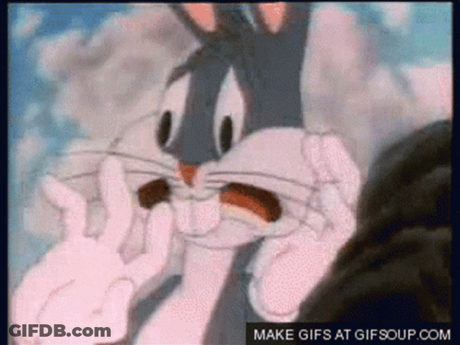 Hands Up Bugs Bunny No GIF