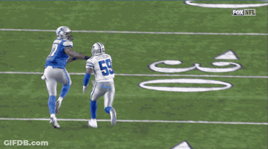 Hands Up Deflection American Footaball GIF